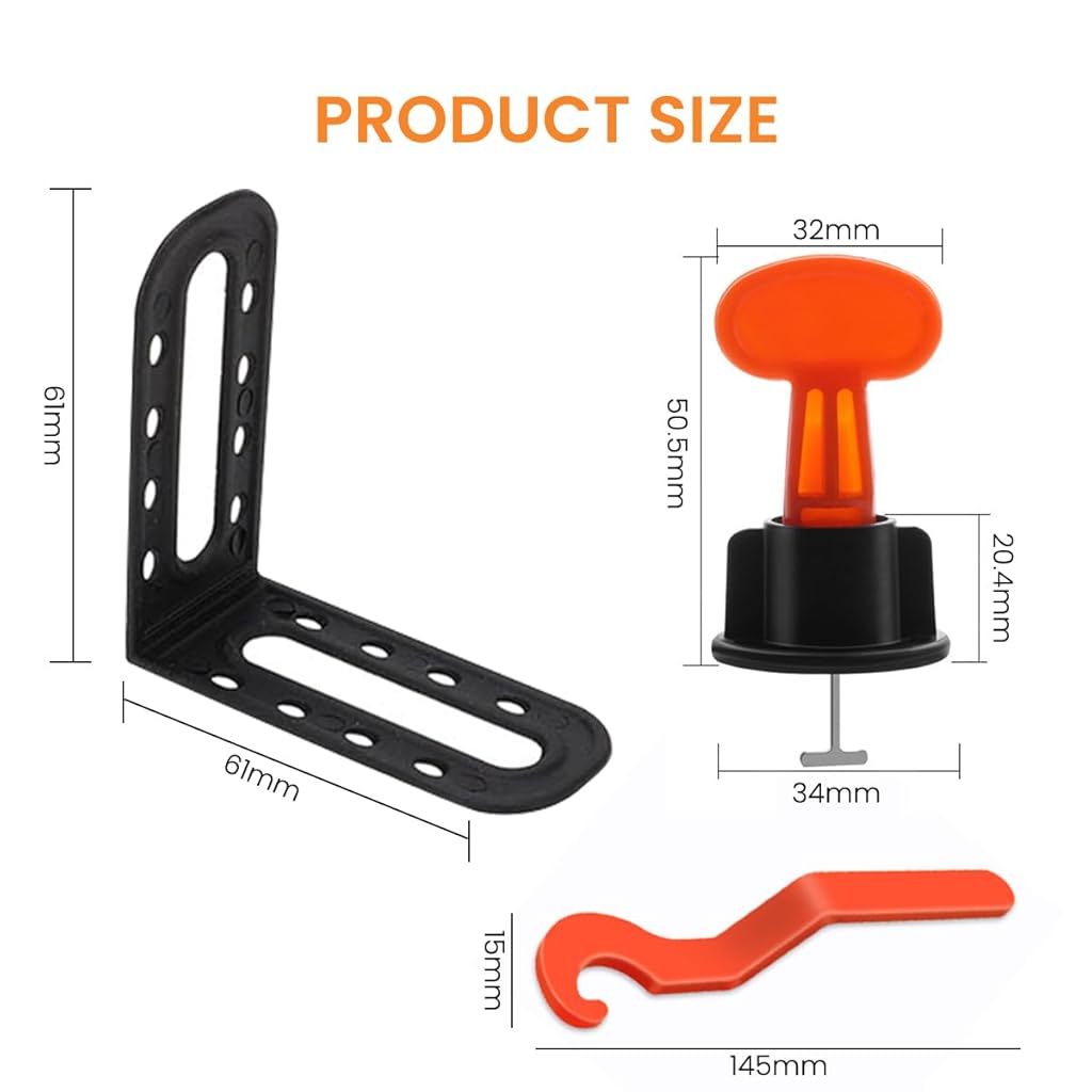 Serplex 75Pcs Tile Leveling System Kit Tile Leveling Asistance Clips Tools Tile Leveling System Clips Male Angle for Floor Wall Tile Leveler Spacers Locater Adjuster Laying Construction Tools Serplex 75Pcs Tile Leveling System Kit Tile Leveling Asistance Clips Tools Tile Leveling System Clips Male Angle for Floor Wall Tile Leveler Spacers Locater Adjuster Laying Construction Tools